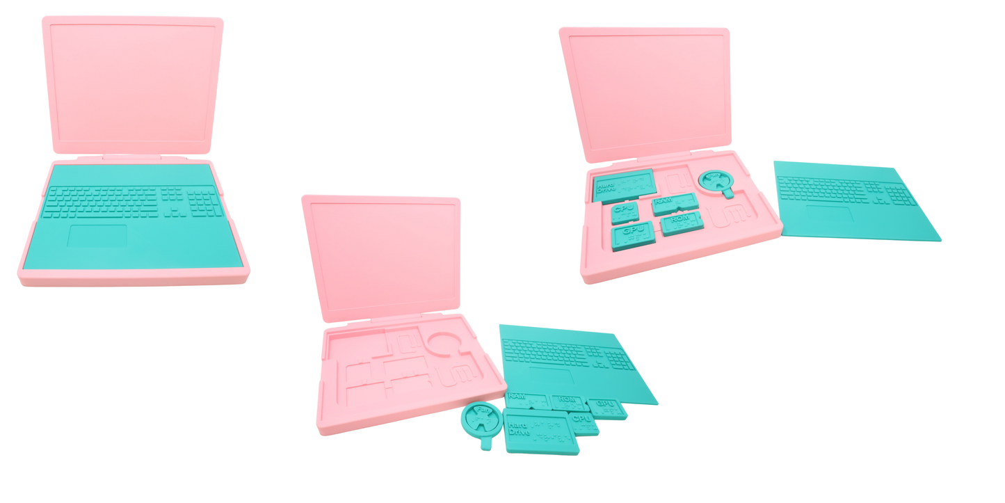 Eachable Tech 3D Laptop Educational Puzzle